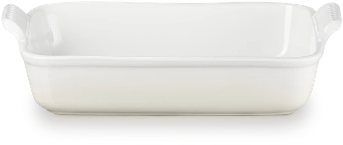 Le Creuset Stačiakampė „Heritage“ keraminė kepimo forma, 32 x 24 cm / 4 l, balta 0843251158133
