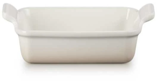 Le Creuset Cepamtrauks taisnstura Heritage akmens masas 19x14cm / 1 1L balts