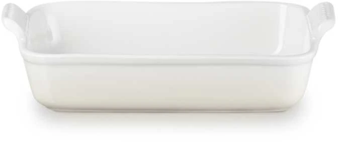 Le Creuset Stačiakampė „Heritage“ keraminė kepimo forma, 32 x 24 cm / 4 l, balta 0843251158133