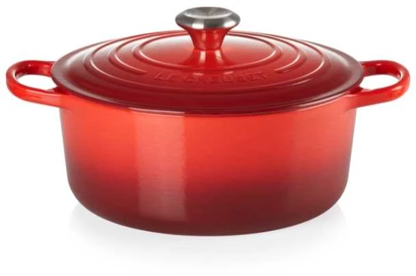 Virtuvės Indai - Le Creuset Signature Keptuvė 24cm Apvalus Vyšninės Raudonos spalvos