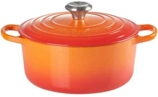 Le Creuset Signature Casserole apvalus puodas, 26 cm | spalva: oranžinė