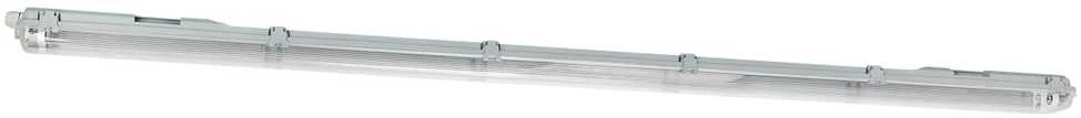 Led Line Lite Hermetinis šviestuvas VANTO 2xT8 IP65 150cm pilkas ABS/PS su reflektorium