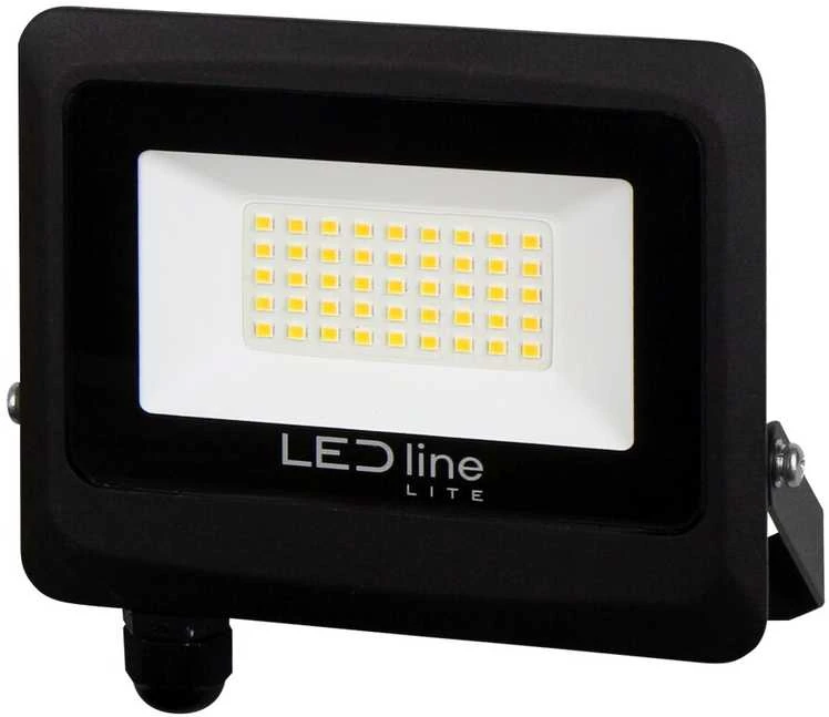 Led Line Lite Lauko šviestuvas LED 30W neutraliai balta 230Vac, 3000lm, IP65, juodas, PHOTON, LED LINE