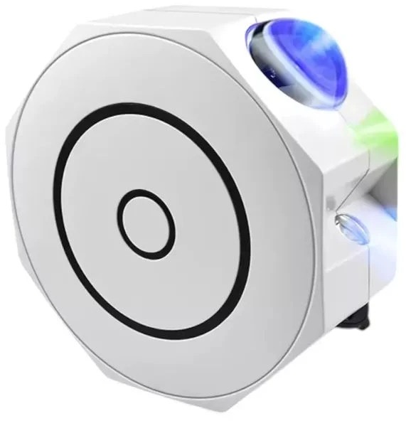 Projektorius Elight OC1 Octagon Lāzera Galaktikas Zvaigžņu Projektors ar Skaņu / Bluetooth Lietotnes Vadība & Tālvadība - Balts