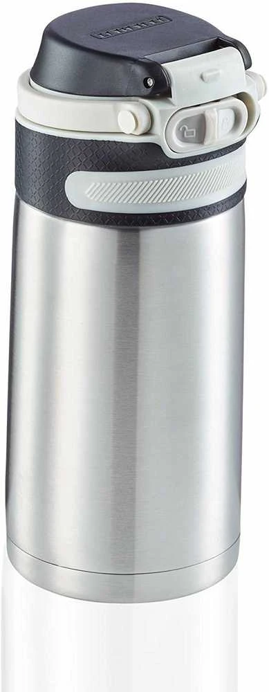 Leifheit Leifheit 3244 Flip Termo puodelis 350 ml Sidabrinė