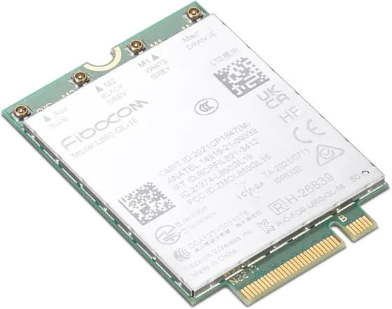 Lenovo | 5G sub-6 GHz M.2 WWAN modulis | ThinkPad Fibocom FM350-GL