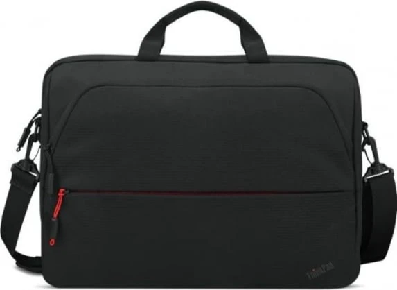 Lenovo | Essential | ThinkPad Essential 13–14 colių plonas nešiojamas kompiuteris su viršutiniu dėklu (tvarus ir ekologiškas, pagamintas iš perdirbto PET: iš viso 7,5 %; išorė: 24 %) | Tinka iki 14 colių | Išorinis dėklas | Dirželis per petį | Juodas