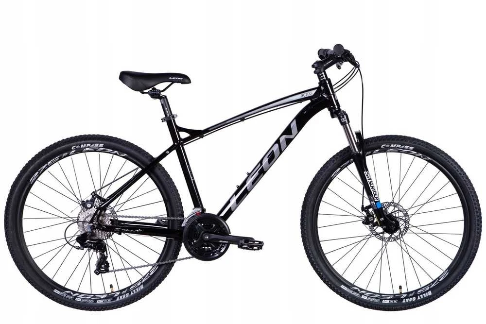 Bicycle AL 27.5" Leon XC 100 DD frame-19" juodas with pilkas 2024