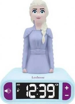 Lexibook Kraina lodu Elsa Žadintuvas 3D su Lampką