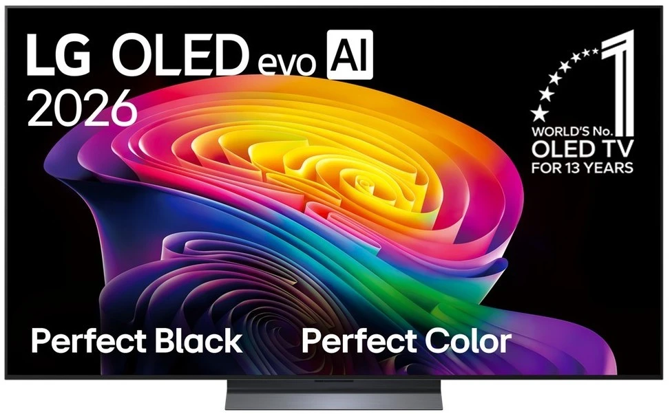 LG OLED 4K evo AI C6 televizorius | OLED65C61LA | 65 | Smart TV | webOS | UHD | Juoda