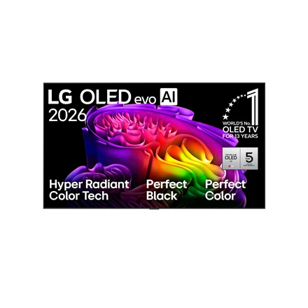 Televizorius LG OLED 4K AI G6 TV | OLED55G61LW | 55 | Smart TV | webOS | UHD | Juodas