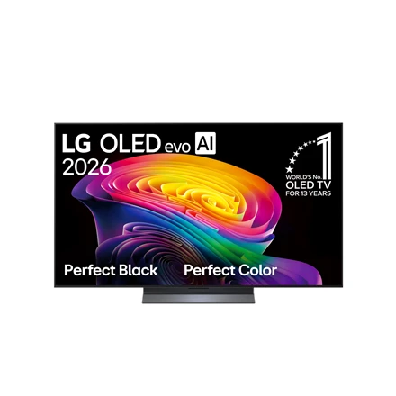 Televizorius LG OLED 4K evo AI C6 TV | OLED55C61LA | 55 | Smart TV | webOS | UHD | Juodas
