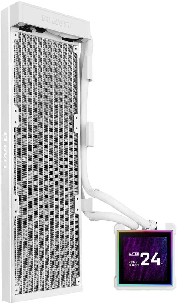 Lian Li 360mm radiatorius su LCD ekrano siurbliu