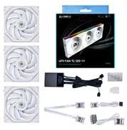 Lian Li UNI FAN TL Series korpuso ventiliatorius, 3er-Pack su valdikliu- 120mm, baltos spalvos