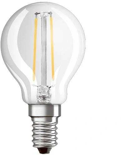 Visional G45 LED Filamentu Spuldze E14 4W 3000K 520lm Caurspīdīga Stikla 220–240V RA>80