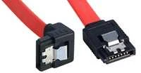 SATA Laidas - LINDY Vidinis SATA Laidas, 2x7 Pin Fiksavimo Tipas, 0.5 m, Juodas