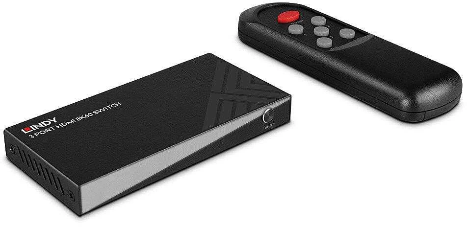 LINDY 8K HDMI jungiklis su valdymo pulteliu