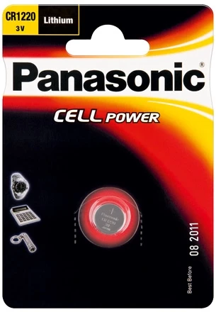 Panasonic CR1220 3V ličio baterija - ECR1220, DL1220