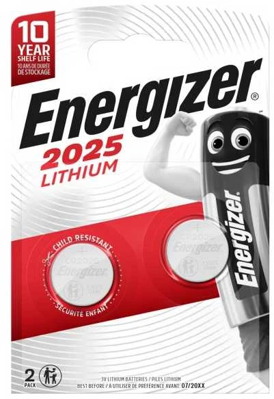 ENERGIZER BATTERY SPECIALIZED CR2025/2, 3V, ECO