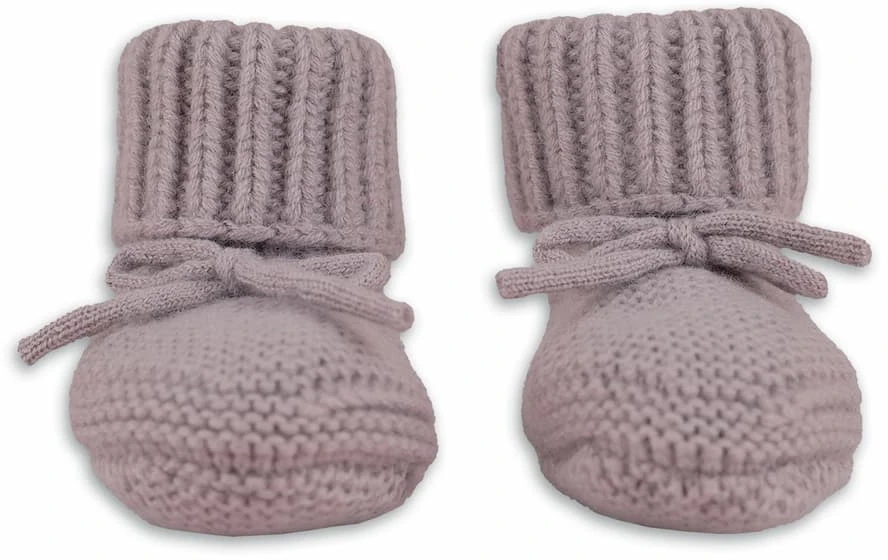 Monster Clippers Lodger Slipper Merino wool slippers Rose 0-6m SLM 107_0-6