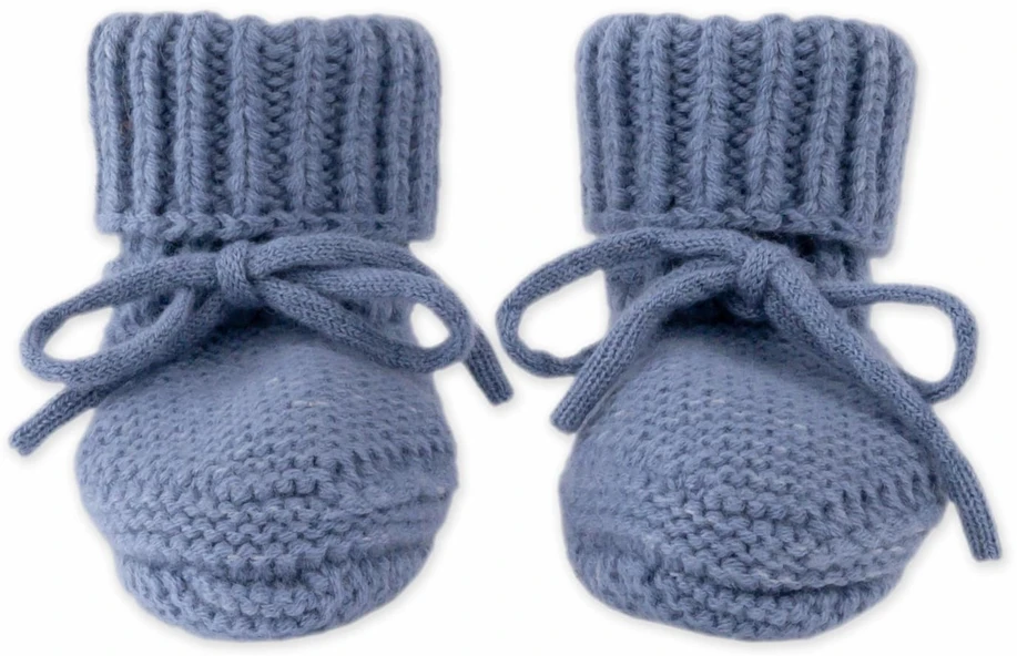 Lodger Slipper merino vilnas čībiņas Stone 0-6m