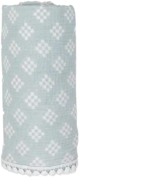 AutoTune Lodger Swaddle Tribe Muslin cotton diaper 120x120 cm Ice Flow SWT 105