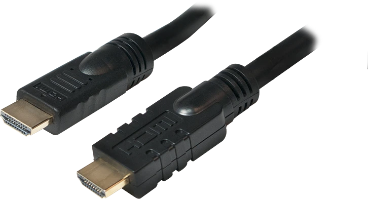 Logilink, CHA0020, 20m, Aktyvus, HDMI laidas, A tipo vyrelis, - HDMI tipo A vyriškas, juodas