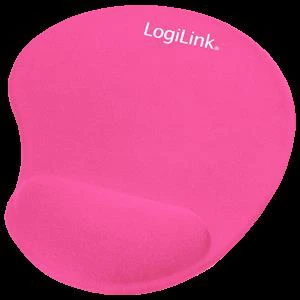 LOGILINK ID0027P LOGILINK - Gelis Pelės kilimėlis su riešo atrama atrama, rožinė