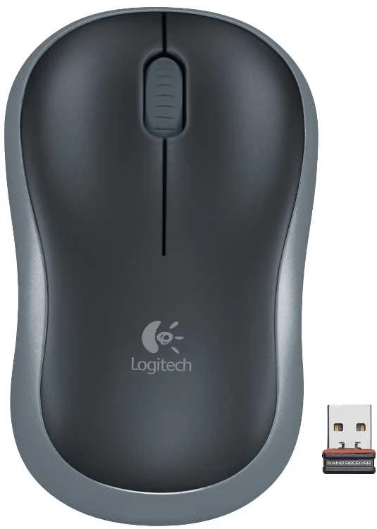 Bevielė pelė Logitech M185 pilka