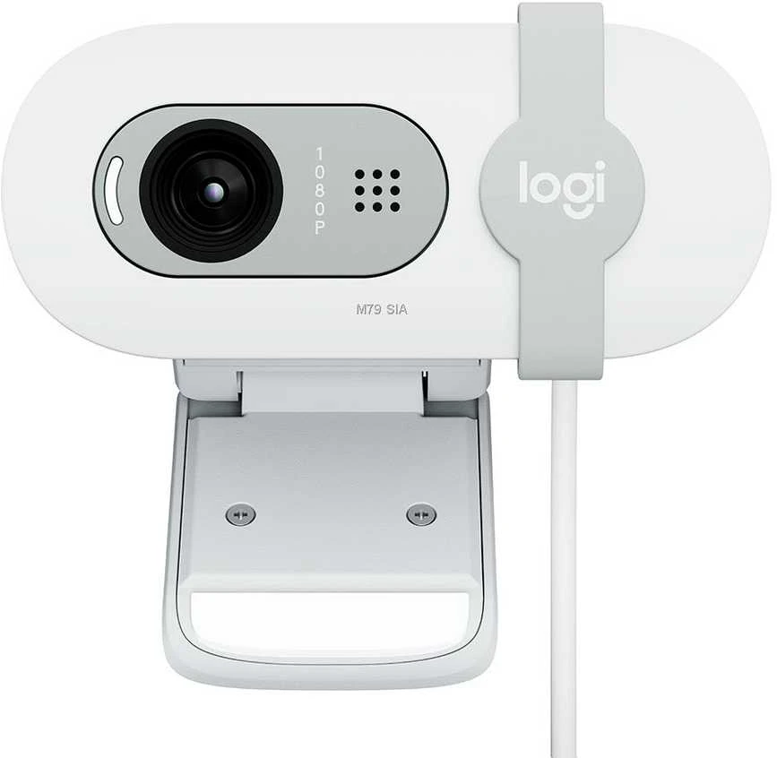 Internetinė kamera Logitech BRIO 100, baltos spalvos
