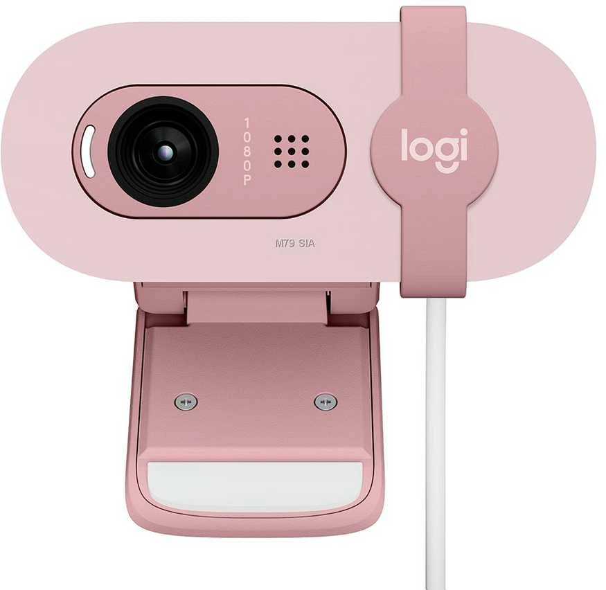 Internetinė kamera Logitech BRIO 100, rožinės spalvos