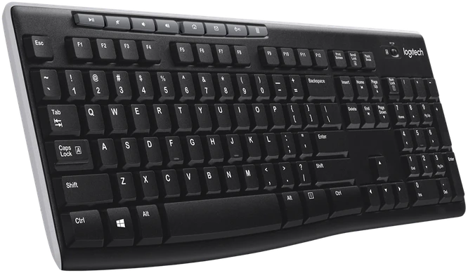 Belaidė pilno dydžio Klaviatūra Logitech K270, DE išdėstymas