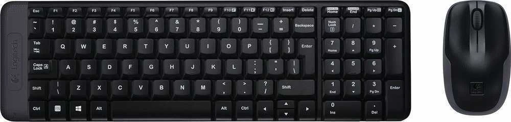 Belaidis klaviatūros ir pelės rinkinys Logitech MK220, ENG išdėstymas