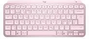 Minimalistinė Belaidė Klaviatūra su apašvietimu Logitech MX Keys Mini, Rožinės spalvos, Šiaurės šalių (Qwerty) išdėstymas