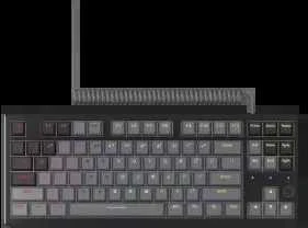 LORGAR Azar 514TKL, su laidu RGB mechaninė klaviatūra žaidimams, juodas, EN išdėstymas