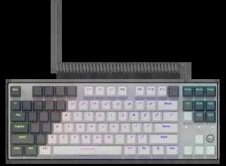 LORGAR Azar 514TKL, su laidu RGB mechaninė klaviatūra žaidimams, baltas, EN išdėstymas