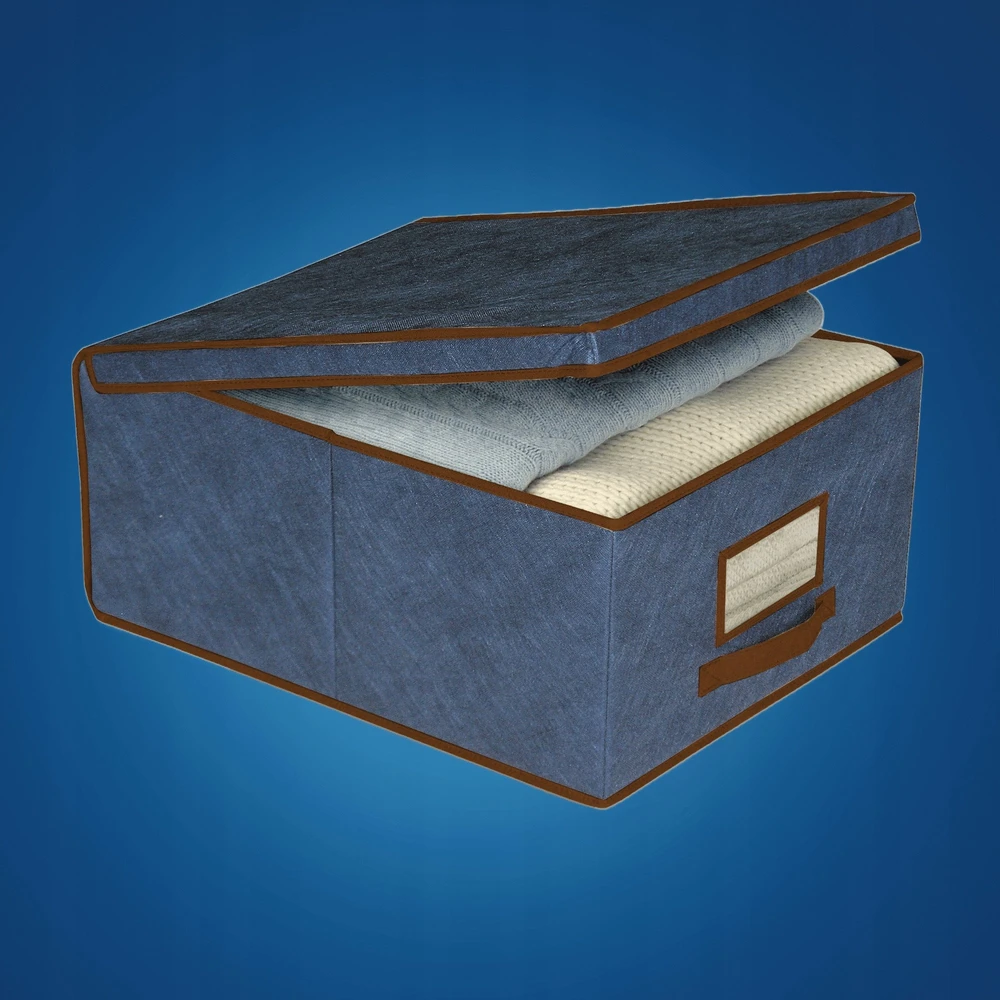 ORDINETT Lumarko Basket Mėlyna M 48x36x19cm