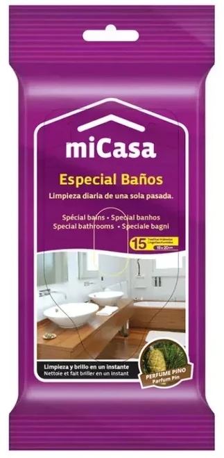 Lumarko Drėgnos servetėlės Micasa (15 uds)