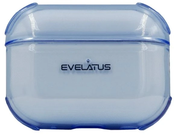 Evelatus Apple Dėklas do słuchawek AirPods 4 TPU apsauginis dėklas permatomas Mėlyna [kod produktu: EVEAIRP4TPCTBL]