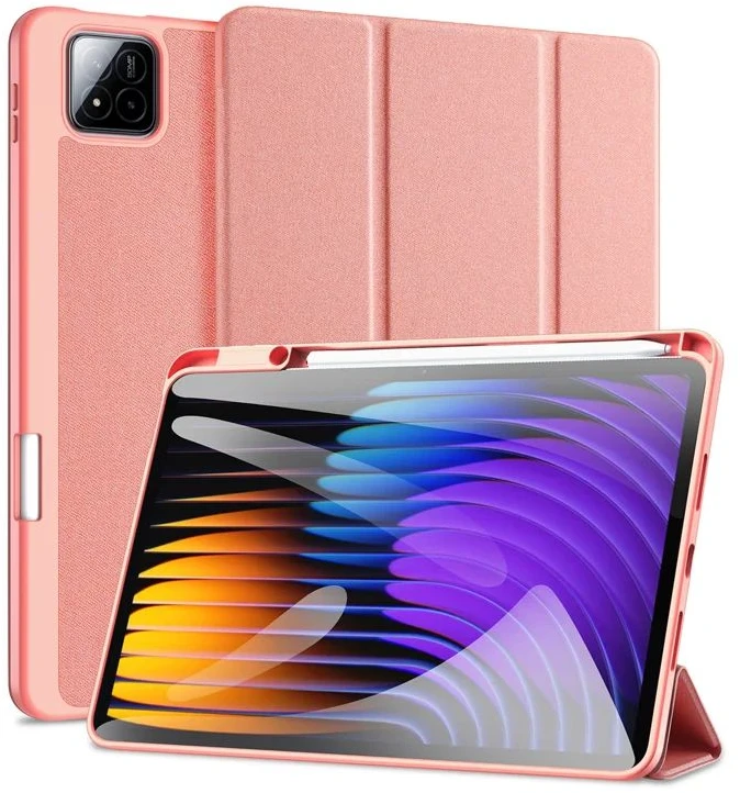 iLike Dux Ducis "Domo" skirtas Xiaomi Pad 7 / Pad 7 Pro rožinis