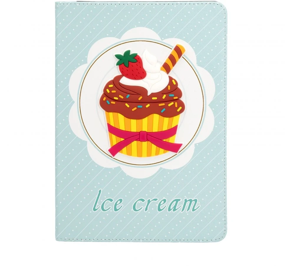 Dėklas na tablet iLike Dėklas książka Samsung Galaxy Tab A8 10.5 (2021) Planšetė Case Design SM-X200/SM-X205 Cupcake ILISAMA8TABCU