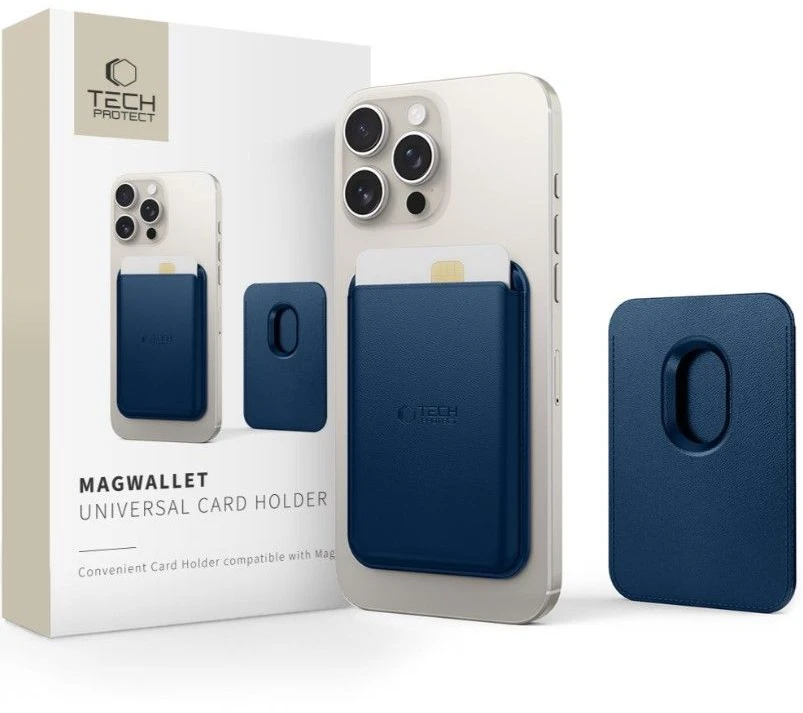 Tech-Protect MagWallet apsauginis dėklas - Mėlyna