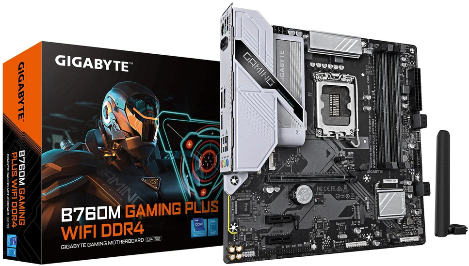 Pagrindinė plokštė GIGABYTE B760M G P WIFI DDR4 LGA1700 4xDDR4 4xSATA 2xM.2