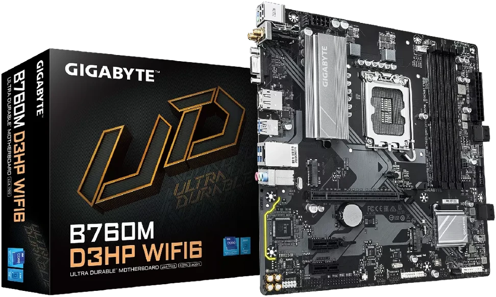 Pagrindinė plokštė GIGABYTE B760M D3HP WIFI6 LGA1700 MB
