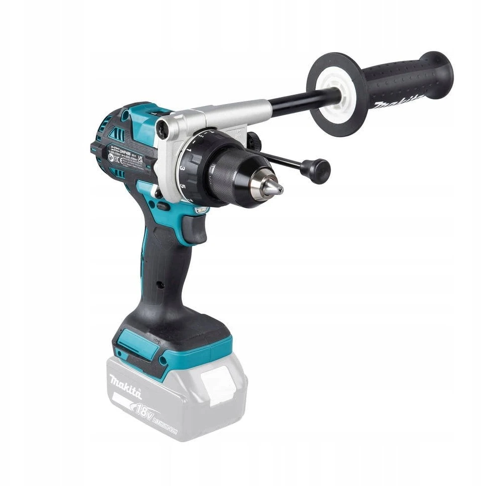 Makita DHP492Z Akumuliatorinis smūginis gręžtuvas 18V, BL-motor, Max 141 Nm, 130/65NM, Be akumuliatorių ir kroviklio!