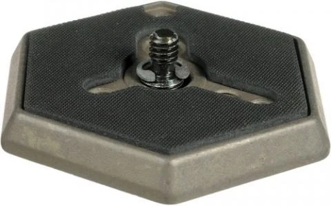 Priedai - Manfrotto šešiakampė plokštė su 1/4" srieginiu jungtimi