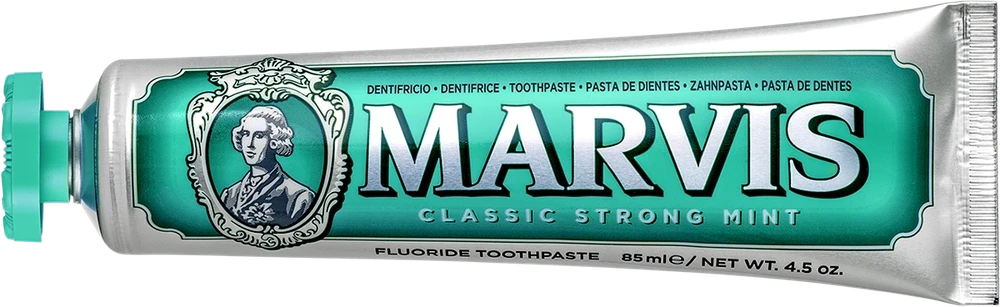 Marvis Classic Strong Mint Klasikinė mėtų skonio dantų pasta, 85 ml