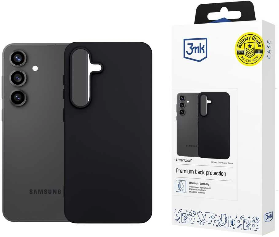 Dėklas 3MK Matt Samsung Galaxy S25 FE juodos spalvos