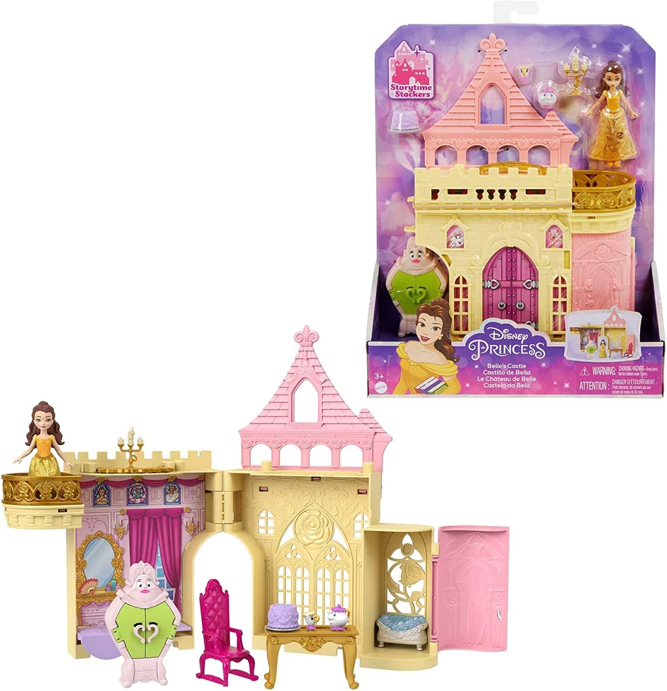 Mattel Lėlių namas Disney Princess Belli HLW94 su pilimi
