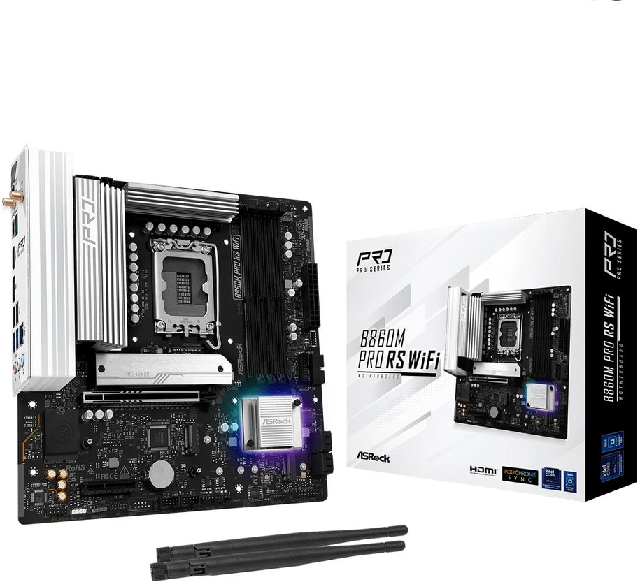 ASRock B860M Pro RS WiFi pagrindinė plokštė